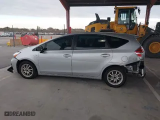 2017 Toyota Prius v Two with VIN JTDZN3EU9HJ070219, listed as a IAAI auction lot 41358297 with 209,303 mi miles. Bid and sale history available at carsss.com. Image 14.
