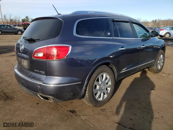 2014 Buick Enclave Premium with VIN 5GAKVCKD4EJ121063, listed as a Copart auction lot 46854605 with NaN miles and Salvage Title. Bid and sale history available at carsss.com. Image 3.