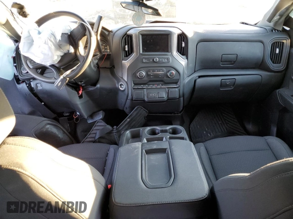 2024 Chevrolet Silverado 1500 Custom with VIN 1GCPDBEK0RZ131799, listed as a Copart auction lot 43352805 with Not Provided miles and Salvage Title. Bid and sale history available at DreamBid. Image 8.