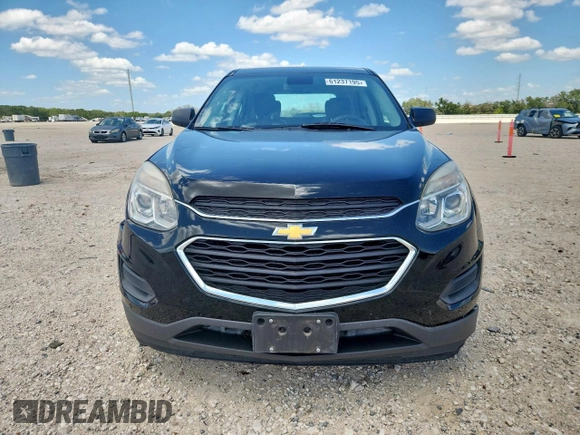2017 Chevrolet Equinox LS z VIN 2GNALBEK0H1553515, wystawiony jako Copart lot #61237195 z przebiegiem 80 562 mil mil oraz Czysty tytuł • Clean title. Historia ofert i sprzedaży dostępna na DreamBid. Obrazek 5.