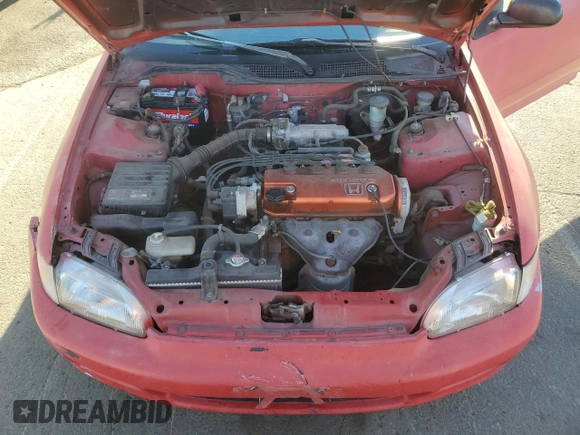 1993 Honda Civic CX with VIN 2HGEH2357PH500956, listed as a Copart auction lot 77437544 with 165,967 mi miles and Salvage Title. Bid and sale history available at DreamBid. Image 11.