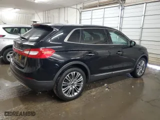 2017 Lincoln MKX Reserve with VIN 2LMPJ6LR7HBL38613, listed as a Copart auction lot 52911445 with 87,704 mi miles and Salvage Title. Bid and sale history available at carsss.com. Image 3.