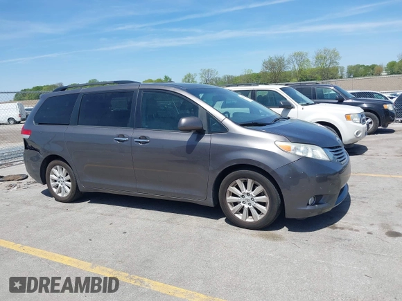 2012 Toyota Sienna XLE AAS with VIN 5TDYK3DCXCS251984, listed as a IAAI auction lot 42235046 with 126,404 mi miles and . Bid and sale history available at DreamBid. Image 13.