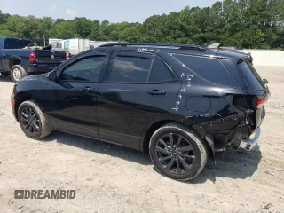 2023 Chevrolet Equinox RS with VIN 3GNAXWEGXPL177975, listed as a Copart auction lot 60112965 with 6,988 mi miles and Salvage title. Bid and sale history available at DreamBid. Image 2.