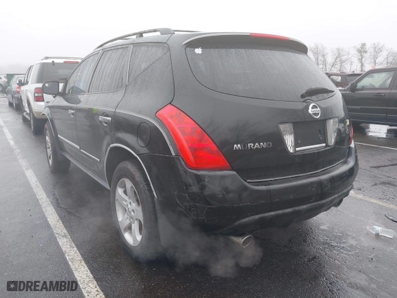2005 Nissan Murano SE with VIN JN8AZ08T55W306340, listed as a IAAI auction lot 41553564 with 164,535 mi miles. Bid and sale history available at carsss.com. Image 3.