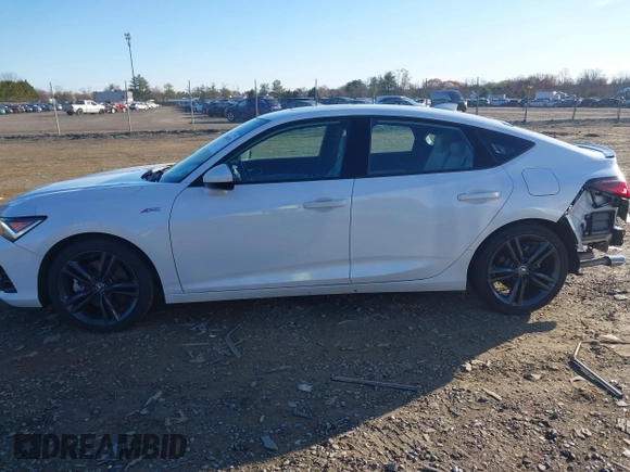 2024 Acura Integra w/A-Spec Package with VIN 19UDE4H38RA025617, listed as a IAAI auction lot 41860003 with 10,518 mi miles and . Bid and sale history available at carsss.com. Image 15.