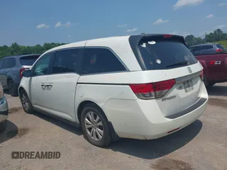 2014 Honda Odyssey EX-L z VIN 5FNRL5H66EB049572, wystawiony jako IAAI lot #42393201 z przebiegiem 145 793 mil mil oraz . Historia ofert i sprzedaży dostępna na DreamBid. Obrazek 3.