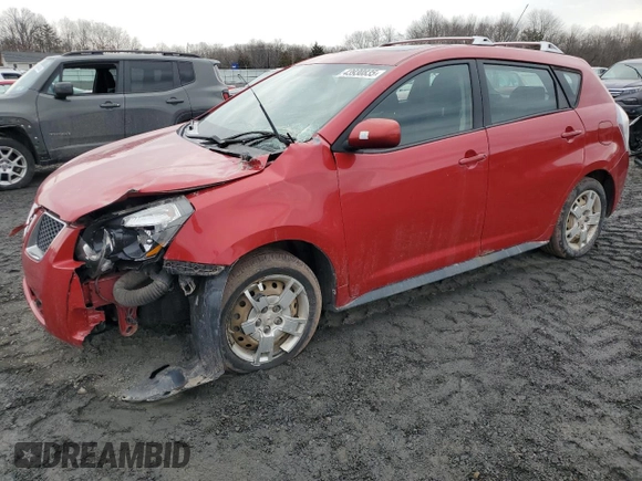 2009 Pontiac Vibe with VIN 5Y2SM67009Z469216, listed as a Copart auction lot 43930835 with 203,852 mi miles and Salvage Title. Bid and sale history available at carsss.com. Image 1.