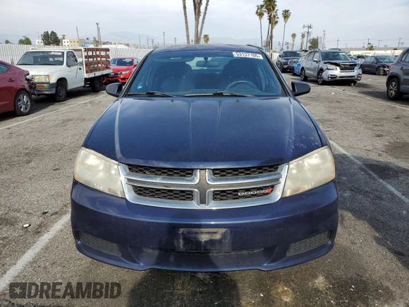 2013 Dodge Avenger SE with VIN 1C3CDZAB4DN742419, listed as a Copart auction lot 53137105 with 57,948 mi miles and Clean Title. Bid and sale history available at DreamBid. Image 5.