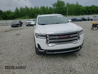 2023 GMC Acadia SLT with VIN 1GKKNML45PZ100413, listed as a Copart auction lot 54445055 with 34,377 mi miles and Salvage title. Bid and sale history available at DreamBid. Image 14.
