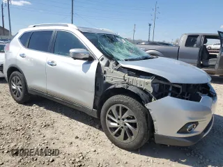 2015 Nissan Rogue SL with VIN 5N1AT2MV1FC896891, listed as a Copart auction lot 52155925 with 130,654 mi miles and Salvage Title. Bid and sale history available at carsss.com. Image 4.