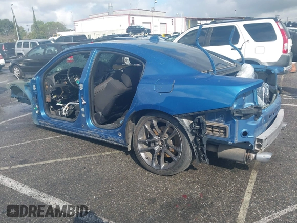 2021 Dodge Charger Scat Pack Widebody with VIN 2C3CDXGJ9MH562199, listed as a IAAI auction lot 41764056 with Not Provided miles and . Bid and sale history available at carsss.com. Image 3.