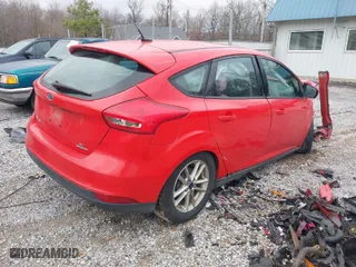 2016 Ford Focus SE with VIN 1FADP3K27GL345053, listed as a IAAI auction lot 41209266 with 1 mi miles. Bid and sale history available at carsss.com. Image 4.