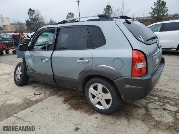 2005 Hyundai Tucson GLS with VIN KM8JN12D25U132278, listed as a Copart auction lot 45952765 with 0 mi miles and Salvage Title. Bid and sale history available at carsss.com. Image 2.