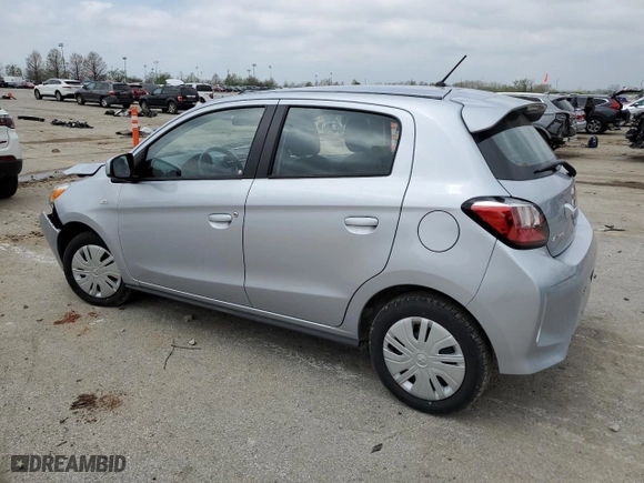 2024 Mitsubishi Mirage ES with VIN ML32AUHJ6RH020717, listed as a Copart auction lot 52878845 with 0 mi miles and Clean Title. Bid and sale history available at carsss.com. Image 2.