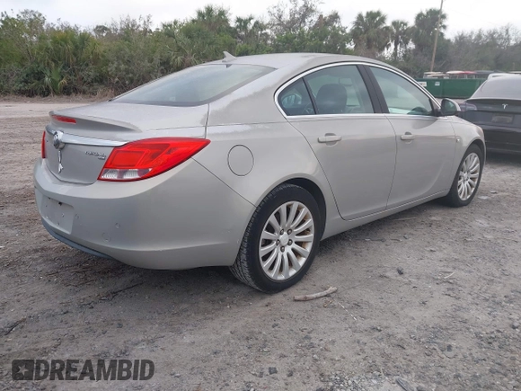 2011 Buick Regal CXL RL3 with VIN W04GR5EC6B1003450, listed as a IAAI auction lot 41602292 with 69,939 mi miles and . Bid and sale history available at DreamBid. Image 4.