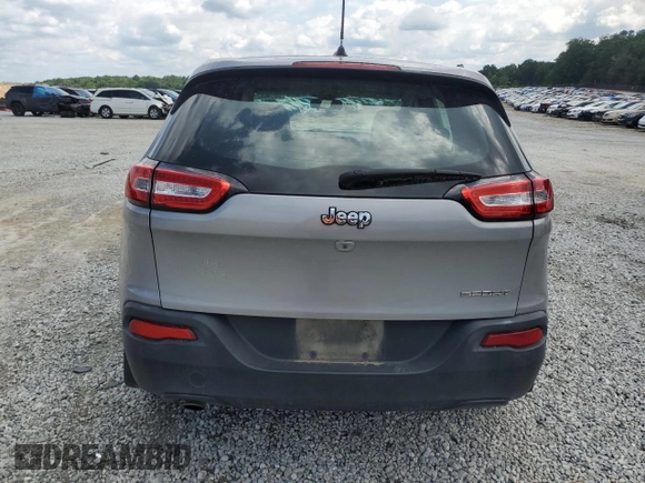 2015 Jeep Cherokee Sport with VIN 1C4PJLAB5FW591381, listed as a Copart auction lot 59596825 with 171,172 mi miles and Salvage title. Bid and sale history available at DreamBid. Image 6.