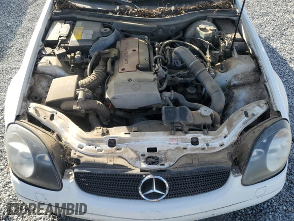 1998 Mercedes-Benz SLK-Class with VIN WDBKK47F1WF015342, listed as a Copart auction lot 77369564 with 192,528 mi miles and Clean Title. Bid and sale history available at carsss.com. Image 11.