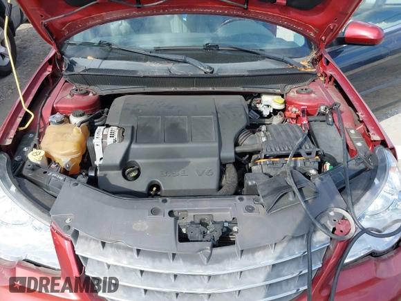 2008 Chrysler Sebring Limited with VIN 1C3LC65M18N150124, listed as a IAAI auction lot 41510633 with 91,843 mi miles. Bid and sale history available at carsss.com. Image 10.