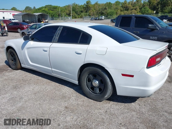 2012 Dodge Charger Police with VIN 2C3CDXAG7CH172472, listed as a IAAI auction lot 42031896 with 196,887 mi miles. Bid and sale history available at carsss.com. Image 3.