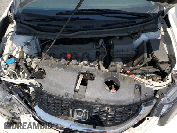 2013 Honda Civic EX with VIN 19XFB2F8XDE243776, listed as a Copart auction lot 53883755 with 50,080 mi miles and Salvage Title. Bid and sale history available at DreamBid. Image 11.