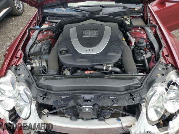 2007 Mercedes-Benz SL 550 with VIN WDBSK71F47F125314, listed as a Copart auction lot 60307285 with 53,051 mi miles and Salvage title. Bid and sale history available at DreamBid. Image 11.
