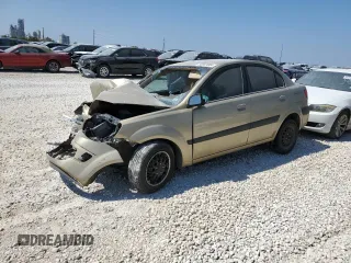 2008 Kia Rio LX with VIN KNADE123586383830, listed as a Copart auction lot 66807804 with 236,377 mi miles and Salvage Title. Bid and sale history available at DreamBid. Image 1.