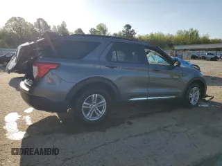 2022 Ford Explorer XLT with VIN 1FMSK7DH4NGB35505, listed as a Copart auction lot 51977355 with 38,009 mi miles and Non Repairable. Bid and sale history available at carsss.com. Image 3.