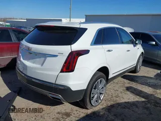 2024 Cadillac XT5 FWD Premium Luxury with VIN 1GYKNCRS2RZ743715, listed as a IAAI auction lot 41375228 with 10,846 mi miles. Bid and sale history available at carsss.com. Image 4.