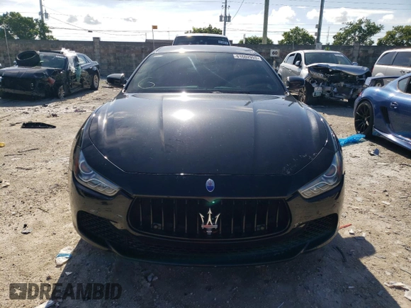 2017 Maserati Ghibli with VIN ZAM57XSS6H1249705, listed as a Copart auction lot 61602993 with 73,454 mi miles. Bid and sale history available at carsss.com. Image 5.