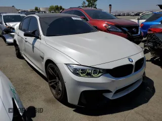 2016 BMW M3 with VIN WBS8M9C54G5E68485, listed as a Copart auction lot 61031043 with 77,625 mi miles. Bid and sale history available at carsss.com. Image 4.