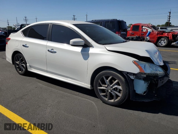 2013 Nissan Sentra SR z VIN 3N1AB7AP5DL609597, wystawiony jako Copart lot #58694435 z przebiegiem 98 954 mil mil oraz Szkoda całkowita • Salvage title. Historia ofert i sprzedaży dostępna na DreamBid. Obrazek 4.