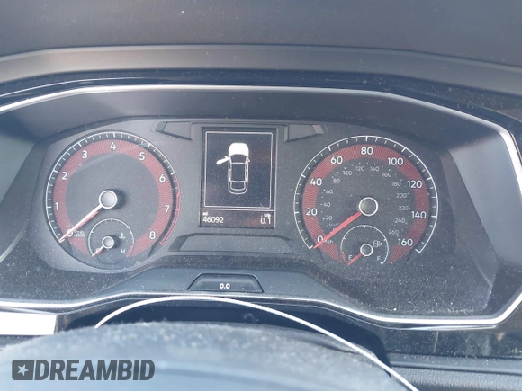 2021 Volkswagen Jetta S with VIN 3VWC57BU8MM084835, listed as a IAAI auction lot 41890407 with 46,092 mi miles and . Bid and sale history available at DreamBid. Image 7.