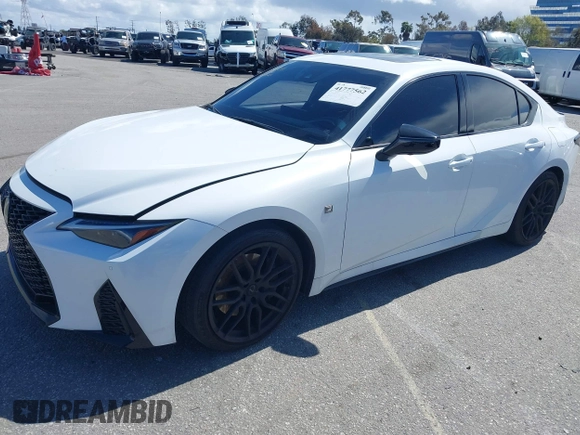 2024 Lexus IS with VIN JTHGZ1B29R5073519, listed as a IAAI auction lot 41777562 with 22,538 mi miles. Bid and sale history available at carsss.com. Image 17.