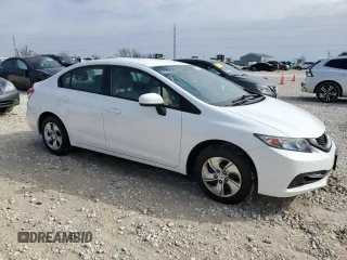 2014 Honda Civic Sedan LX with VIN 19XFB2F51EE274373, listed as a Copart auction lot 45247455 with 84,443 mi miles and Salvage Title. Bid and sale history available at carsss.com. Image 4.
