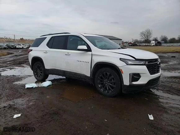 2022 Chevrolet Traverse RS with VIN 1GNERJKW4NJ185083, listed as a Copart auction lot 44982135 with 78,137 mi miles and Salvage Title. Bid and sale history available at carsss.com. Image 12.