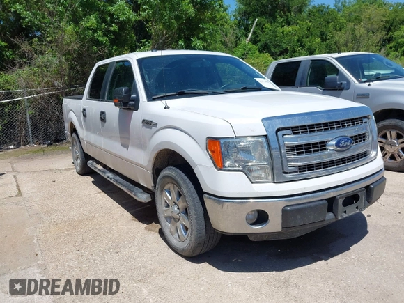 2014 Ford F-150 XL with VIN 1FTFW1CF9EKE96264, listed as a IAAI auction lot 42071808 with 1 mi miles. Bid and sale history available at carsss.com. Image 1.
