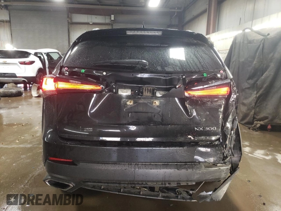 2020 Lexus NX 300 with VIN JTJDARDZ1L5004526, listed as a Copart auction lot 50949195 with 71,131 mi miles and Salvage Title. Bid and sale history available at DreamBid. Image 6.