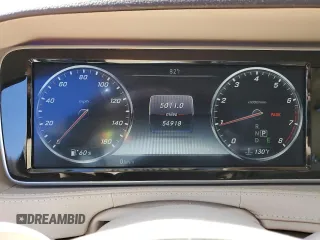 2017 Mercedes-Benz S 550 with VIN WDDUG8CB4HA287640, listed as a Copart auction lot 44712825 with 54,918 mi miles and Salvage Title. Bid and sale history available at carsss.com. Image 9.