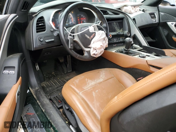 2014 Chevrolet Corvette 2LT with VIN 1G1YC2D7XE5127466, listed as a Copart auction lot 61139044 with 14,515 mi miles and Salvage Title. Bid and sale history available at carsss.com. Image 8.