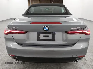 2025 BMW 4 Series 430i xDrive with VIN WBA53DB0XSCS88979, listed as a Copart auction lot 49742825 with 15,439 mi miles and Clean Title. Bid and sale history available at carsss.com. Image 6.