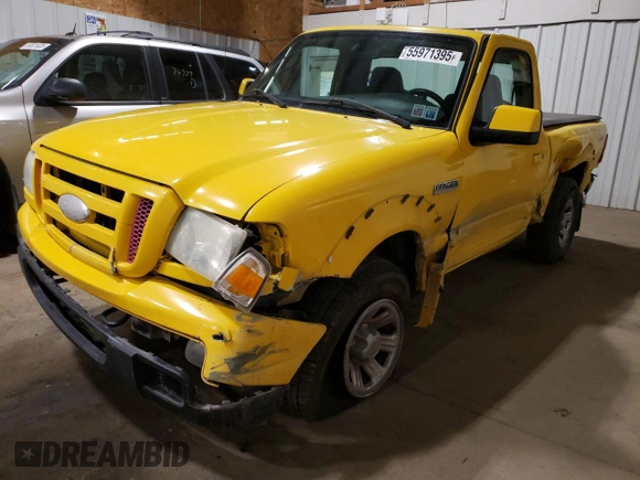 2006 Ford Ranger XL z VIN 1FTYR11U66PA08863, wystawiony jako Copart lot #55971395 z przebiegiem 72 135 mil mil oraz Szkoda całkowita • Salvage title. Historia ofert i sprzedaży dostępna na DreamBid. Obrazek 1.