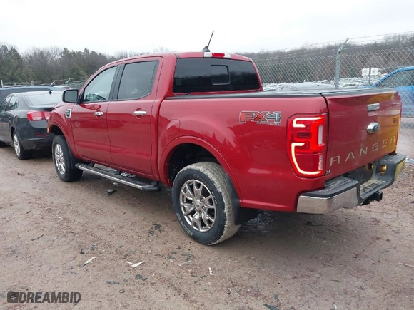 2021 Ford Ranger XL with VIN 1FTER4FH0MLD01498, listed as a IAAI auction lot 41655378 with 52838 miles. Bid and sale history available at carsss.com. Image 3.