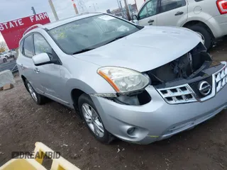 2013 Nissan Rogue S with VIN JN8AS5MV5DW129070, listed as a IAAI auction lot 41720597 with 99,892 mi miles and . Bid and sale history available at DreamBid. Image 1.