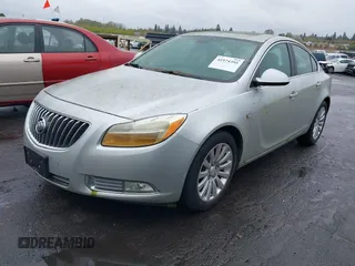 2011 Buick Regal CXL RL6 with VIN W04GU5GC9B1018360, listed as a IAAI auction lot 41974395 with 27,271 mi miles. Bid and sale history available at carsss.com. Image 2.