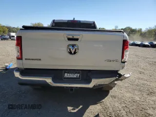2020 Ram 1500 Big Horn with VIN 1C6RRFBG6LN346059, listed as a Copart auction lot 74730194 with 39,228 mi miles and Salvage Title. Bid and sale history available at carsss.com. Image 6.