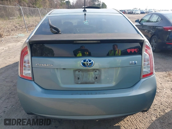 2013 Toyota Prius One with VIN JTDKN3DU3D5680090, listed as a IAAI auction lot 41794589 with 132,328 mi miles. Bid and sale history available at carsss.com. Image 16.