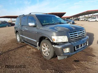 2004 Infiniti QX56 with VIN 5N3AA08C34N803588, listed as a IAAI auction lot 41546043 with 190,599 mi miles. Bid and sale history available at carsss.com. Image 1.