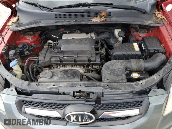 2009 Kia Sportage LX with VIN KNDJF724597626966, listed as a Copart auction lot 54335655 with 191,875 mi miles and Clean Title. Bid and sale history available at carsss.com. Image 12.