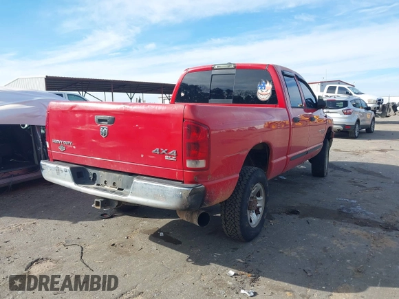 2006 Dodge Ram 2500 SLT with VIN 1D7KS28C26J143389, listed as a IAAI auction lot 41617832 with 344,169 mi miles. Bid and sale history available at carsss.com. Image 4.